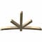 Ekena Millwork Alberta Rough Sawn Timber Gable Bracket, Douglas Fir, 72"W x 42"H x 4"D x 4"F, 14/12 Pitch GBW072X42X0404ALB00RDF - alternate 4